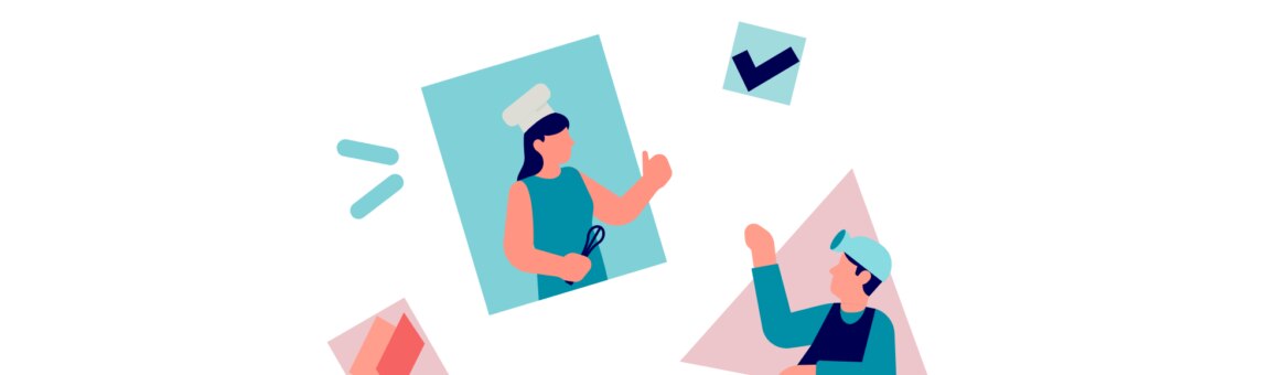 Illustration von verschiedenen Berufsgruppen